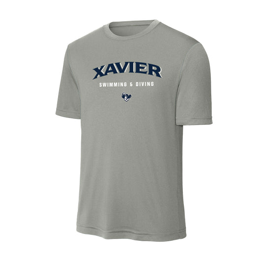 Xavier - NCAA Men's Swimming & Diving : Zakary Guenther - Activewear T-Shirt-0