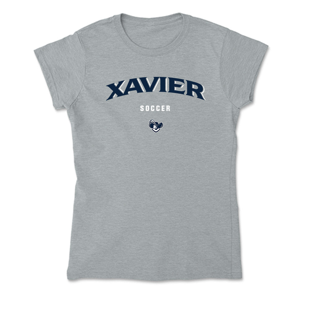 Xavier - NCAA Men's Soccer : Immanuel Wayoro - Soft Style Women’s T-Shirt-0