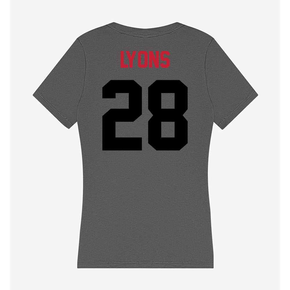 Seattle - NCAA Women's Soccer : Amira Lyons - Women's V-Neck T-Shirt-1