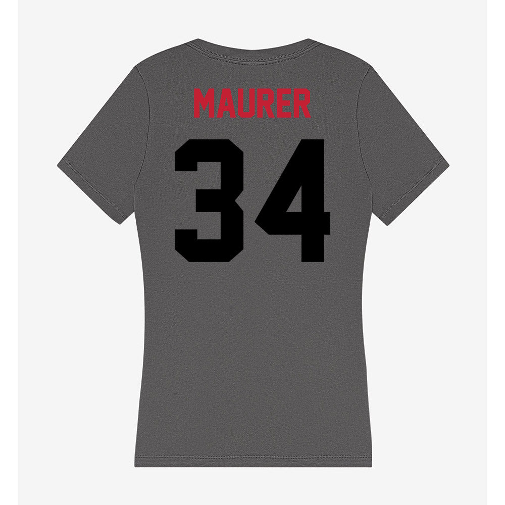 Seattle - NCAA Men's Basketball : Austin Maurer - Women's V-Neck T-Shirt-1