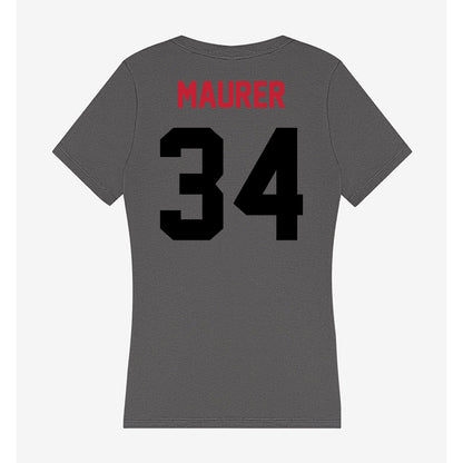 Seattle - NCAA Men's Basketball : Austin Maurer - Women's V-Neck T-Shirt-1
