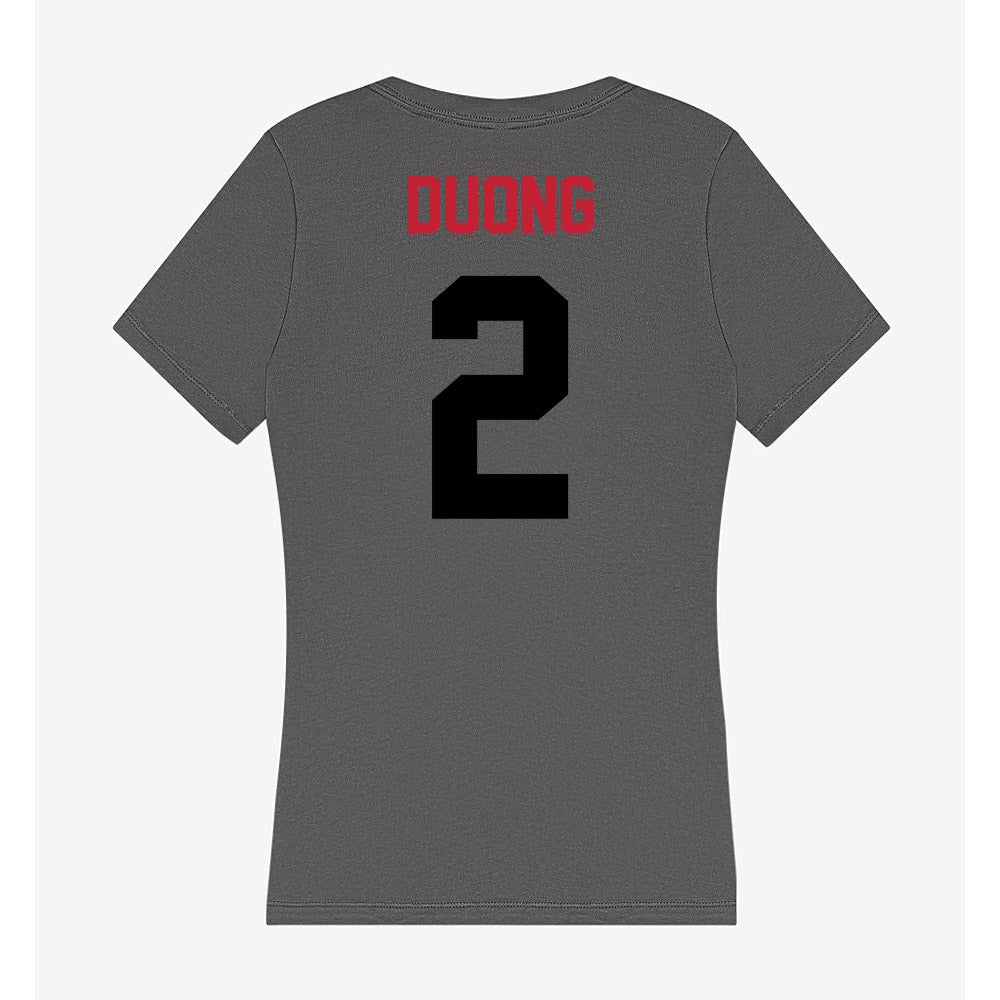 Seattle - NCAA Women's Volleyball : Elaina Duong - Women's V-Neck T-Shirt-1