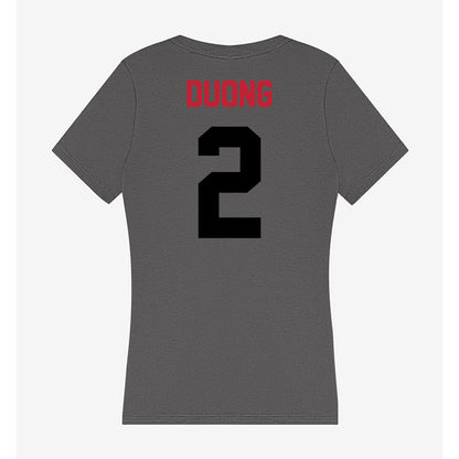 Seattle - NCAA Women's Volleyball : Elaina Duong - Women's V-Neck T-Shirt-1