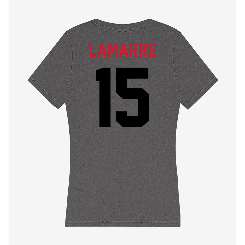 Seattle - NCAA Women's Soccer : Sonia Lamarre - Women's V-Neck T-Shirt-1