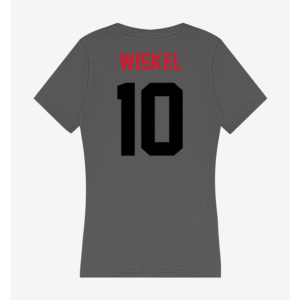 Seattle - NCAA Men's Soccer : Nico Wiskel - Women's V-Neck T-Shirt-1