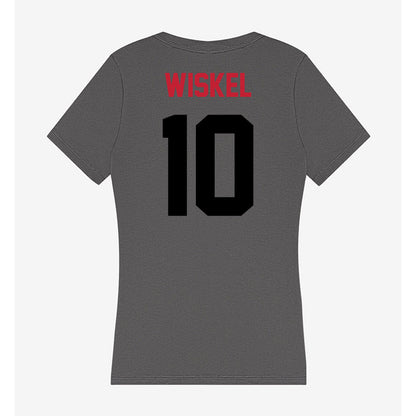 Seattle - NCAA Men's Soccer : Nico Wiskel - Women's V-Neck T-Shirt-1