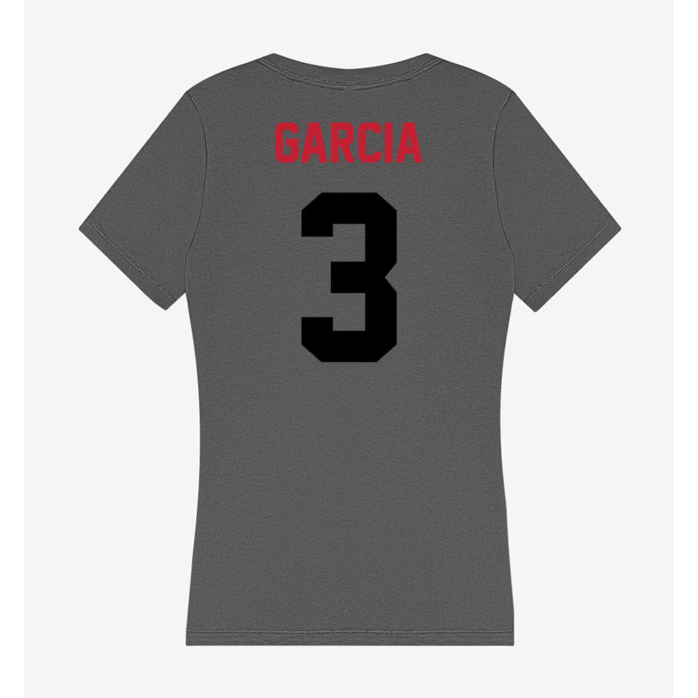 Seattle - NCAA Women's Volleyball : Clara Garcia - Women's V-Neck T-Shirt-1