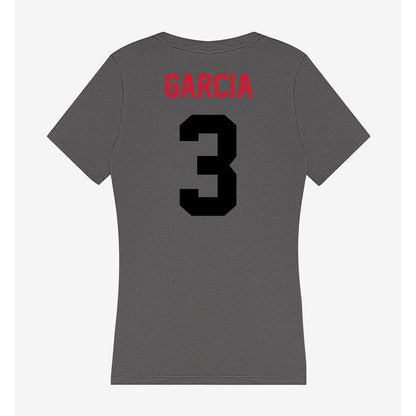 Seattle - NCAA Women's Volleyball : Clara Garcia - Women's V-Neck T-Shirt-1