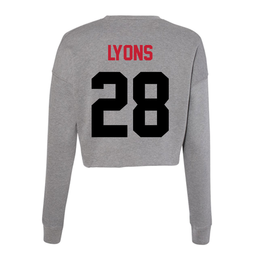 Seattle - NCAA Women's Soccer : Amira Lyons - Women's Cropped Crew Fleece-1