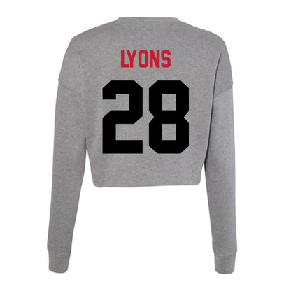 Seattle - NCAA Women's Soccer : Amira Lyons - Women's Cropped Crew Fleece-1