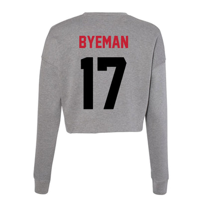 Seattle - NCAA Women's Soccer : Jaelyn Byeman - Women's Cropped Crew Fleece-1