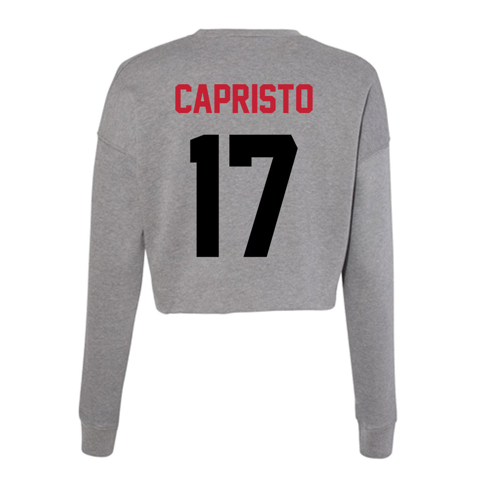 Seattle - NCAA Softball : Oona Capristo - Women's Cropped Crew Fleece-1