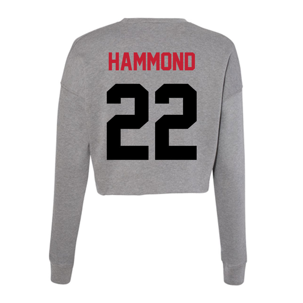 Seattle - NCAA Men's Soccer : Luke Hammond - Women's Cropped Crew Fleece-1