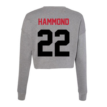 Seattle - NCAA Men's Soccer : Luke Hammond - Women's Cropped Crew Fleece-1