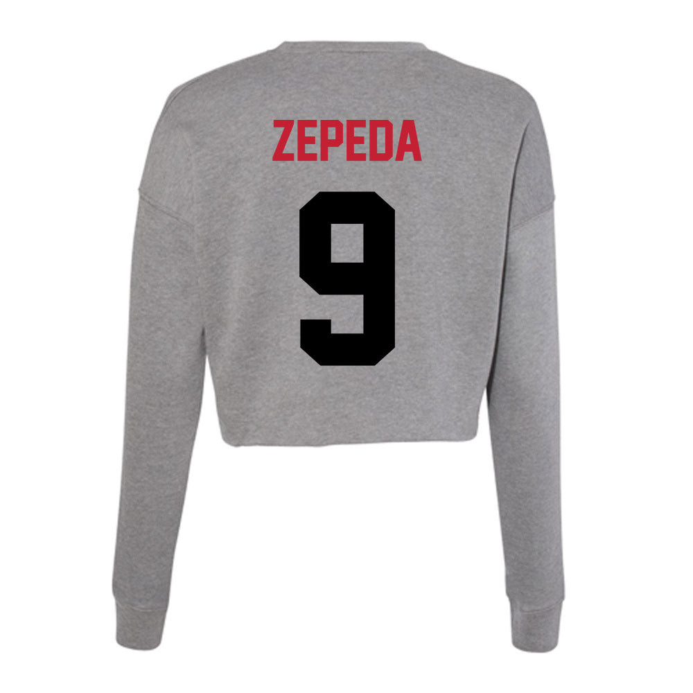 Seattle - NCAA Softball : Aurora Zepeda - Women's Cropped Crew Fleece-1
