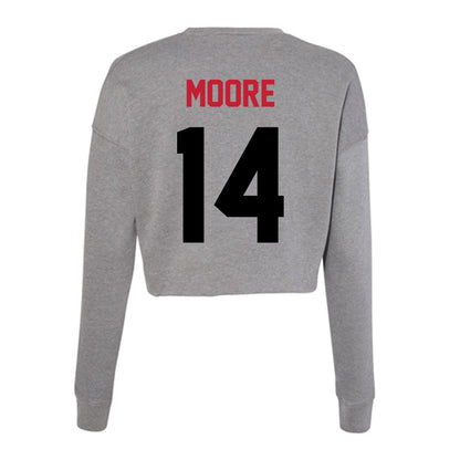 Seattle - NCAA Women's Volleyball : Linnaea Moore - Women's Cropped Crew Fleece-1