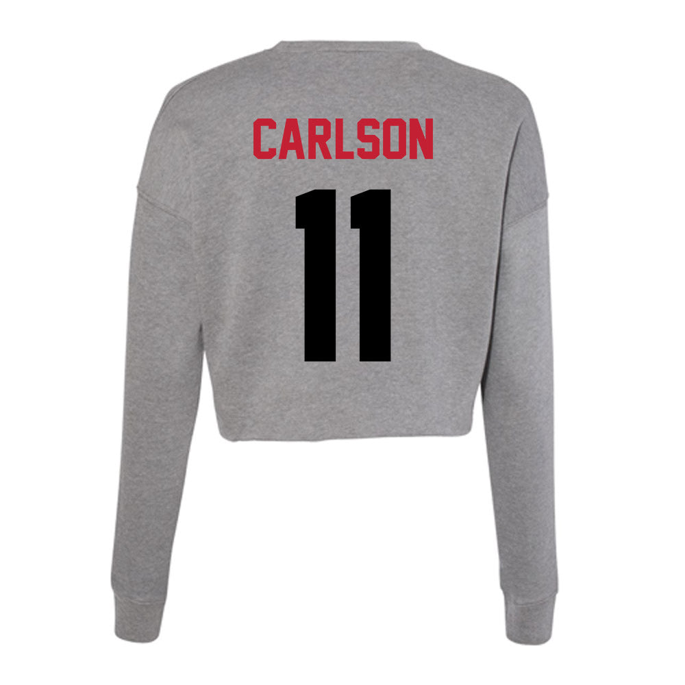 Seattle - NCAA Baseball : Hayden Carlson - Women's Cropped Crew Fleece-1