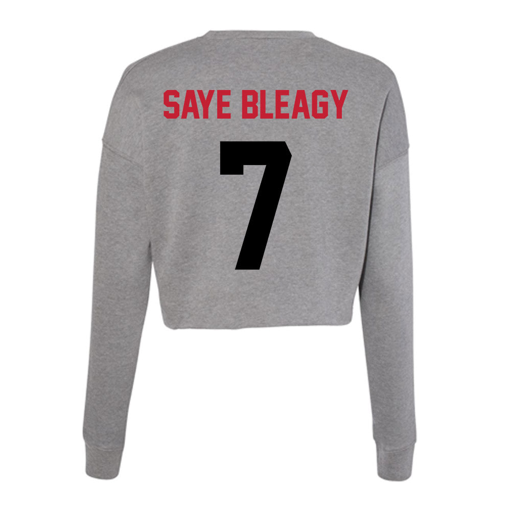 Seattle - NCAA Men's Soccer : Allen Saye Bleagy - Women's Cropped Crew Fleece-1