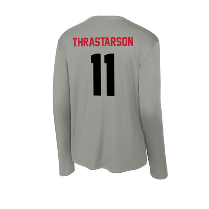 Seattle - NCAA Men's Basketball : Tomas Thrastarson - Activewear Long Sleeve T-Shirt-1