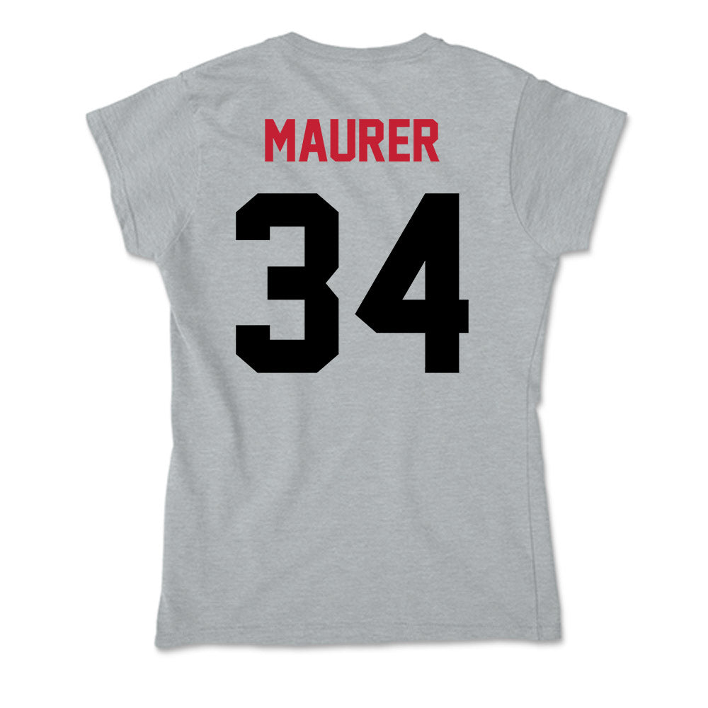 Seattle - NCAA Men's Basketball : Austin Maurer - Soft Style Women’s T-Shirt-1