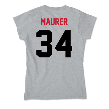 Seattle - NCAA Men's Basketball : Austin Maurer - Soft Style Women’s T-Shirt-1
