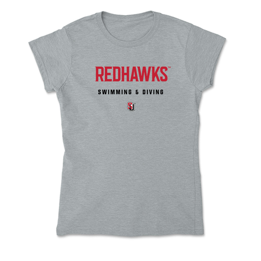 Seattle - NCAA Men's Swimming & Diving : Mathias Synnott - Soft Style Women’s T-Shirt-0