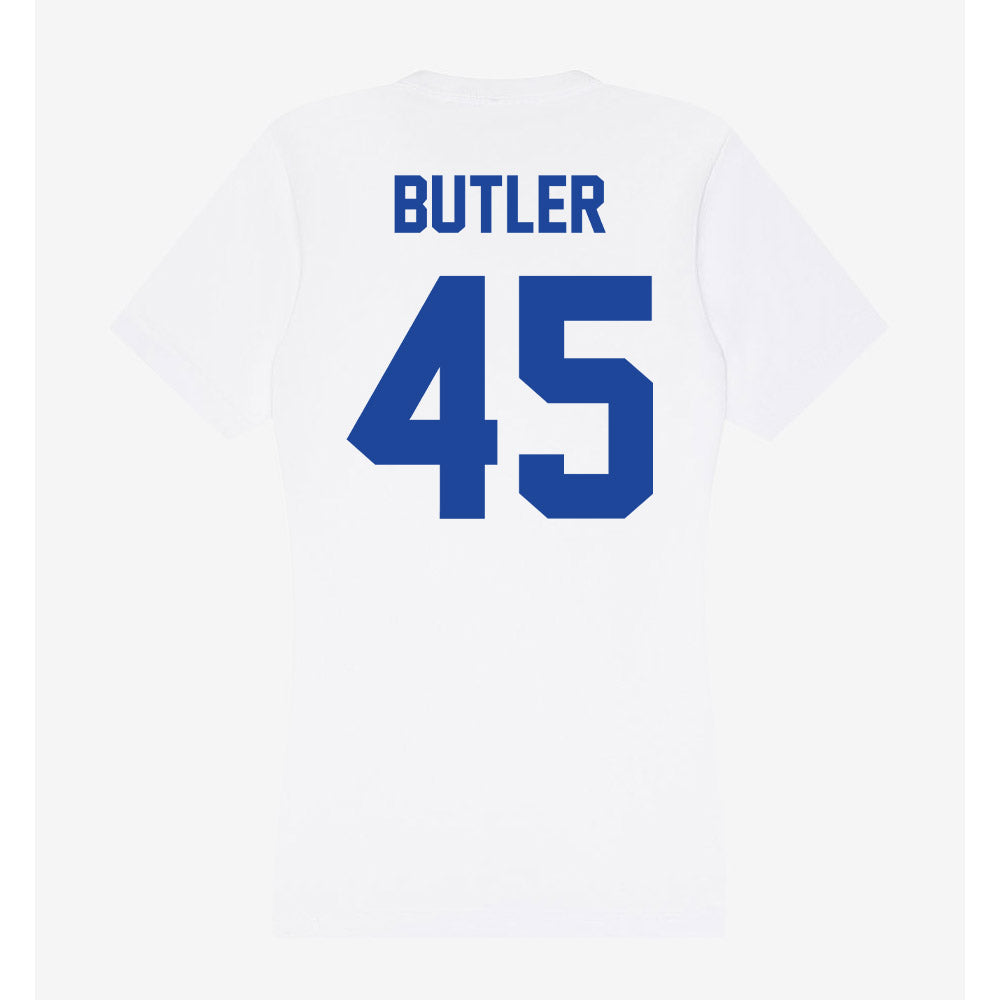 Georgia State - NCAA Football : Kelan Butler - Women's V-Neck T-Shirt-1