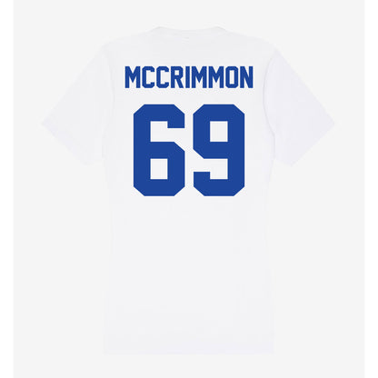 Georgia State - NCAA Football : Jeremiah McCrimmon - Women's V-Neck T-Shirt-1