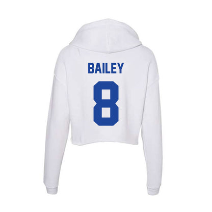 Georgia State - NCAA Baseball : Carter Bailey - Women's Crop Fleece Hoodie-1