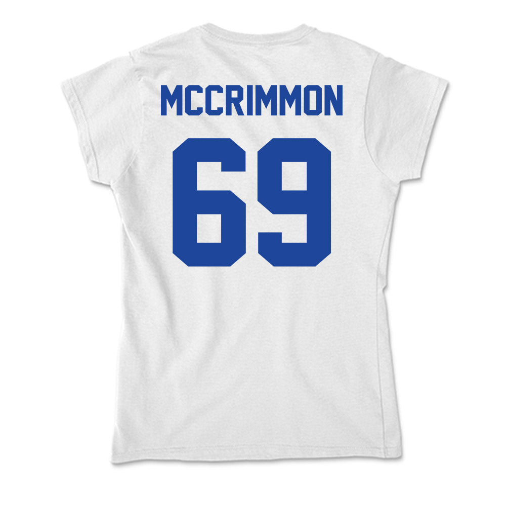 Georgia State - NCAA Football : Jeremiah McCrimmon - Soft Style Women’s T-Shirt-1