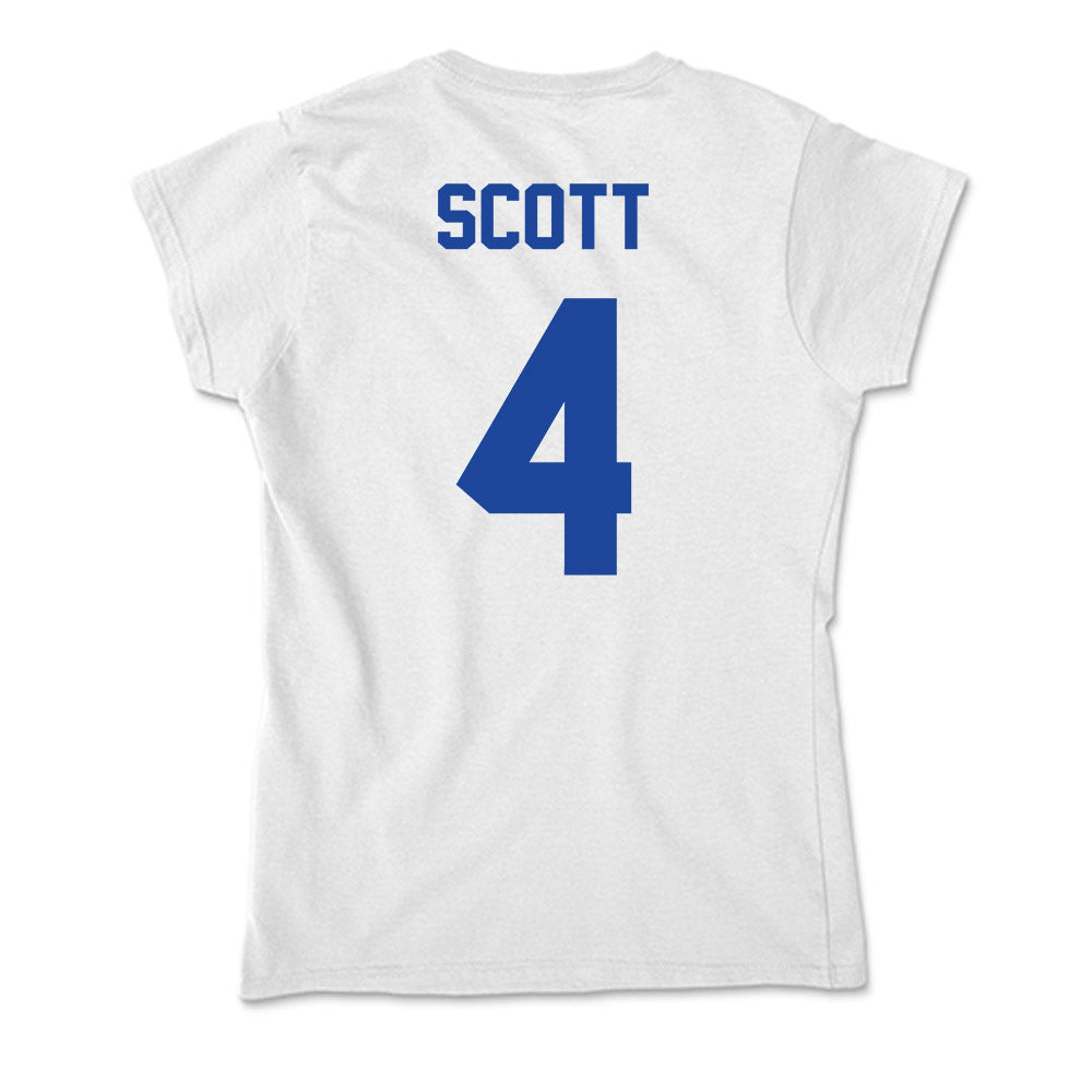 Georgia State - NCAA Men's Basketball : Trey Scott - Soft Style Women’s T-Shirt-1