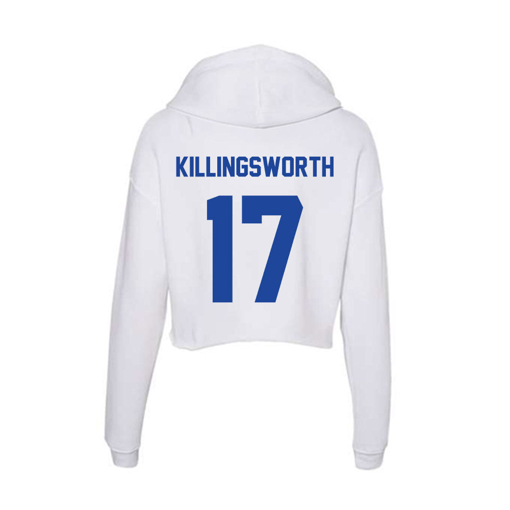 Georgia State - NCAA Baseball : Austin Killingsworth - Women's Crop Fleece Hoodie-1