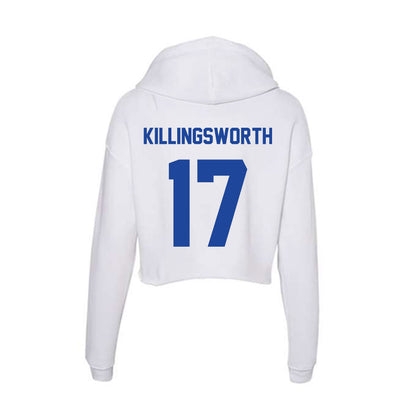 Georgia State - NCAA Baseball : Austin Killingsworth - Women's Crop Fleece Hoodie-1