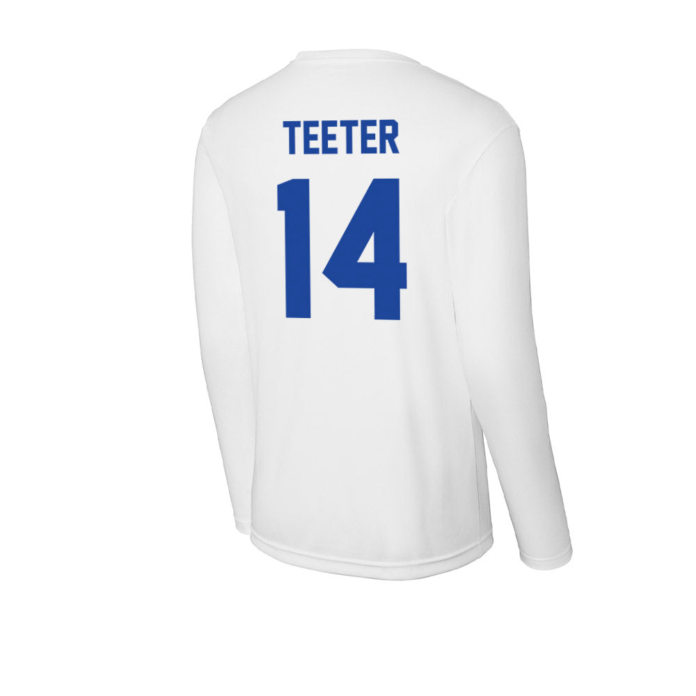 Georgia State - NCAA Football : Christian Teeter - Activewear Long Sleeve T-Shirt-1