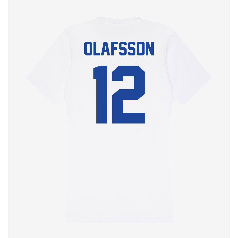 Georgia State - NCAA Football : Jadon Olafsson - Women's V-Neck T-Shirt-1