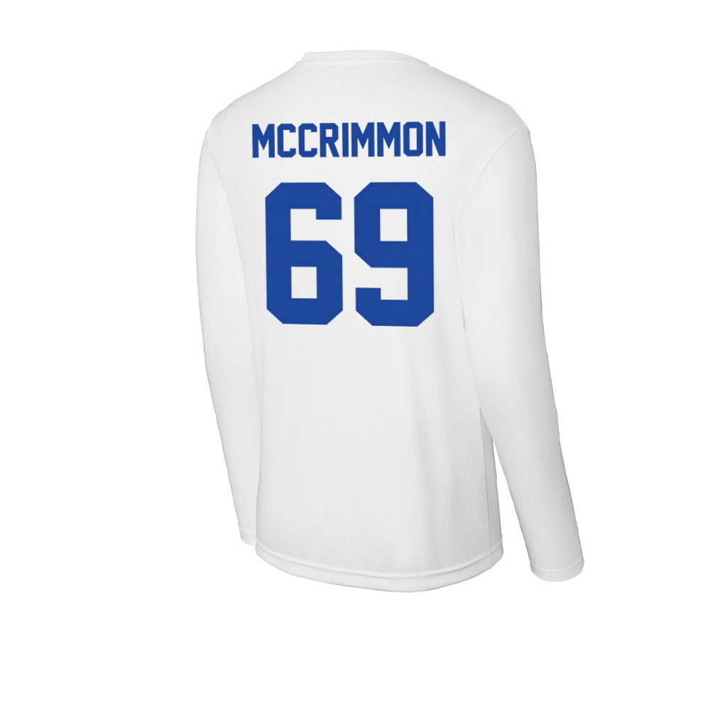 Georgia State - NCAA Football : Jeremiah McCrimmon - Activewear Long Sleeve T-Shirt-1