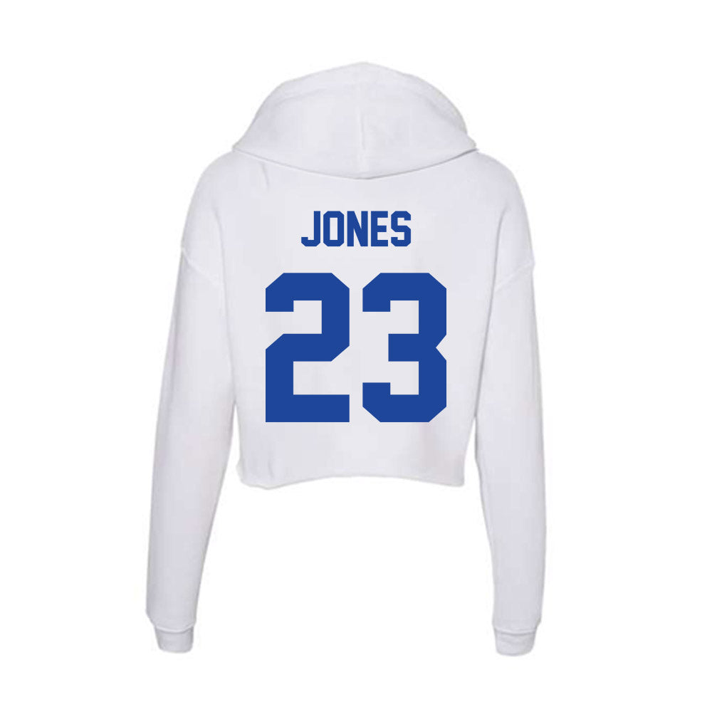 Georgia State - NCAA Football : Jaylen Jones - Women's Crop Fleece Hoodie-1