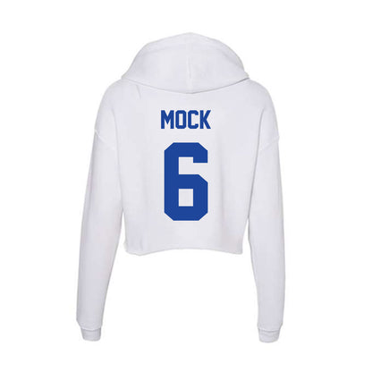 Georgia State - NCAA Women's Volleyball : Paige Mock - Women's Crop Fleece Hoodie-1