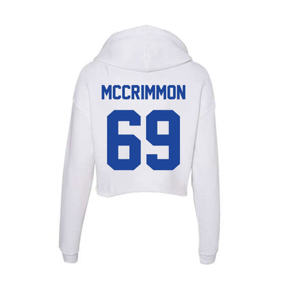 Georgia State - NCAA Football : Jeremiah McCrimmon - Women's Crop Fleece Hoodie-1