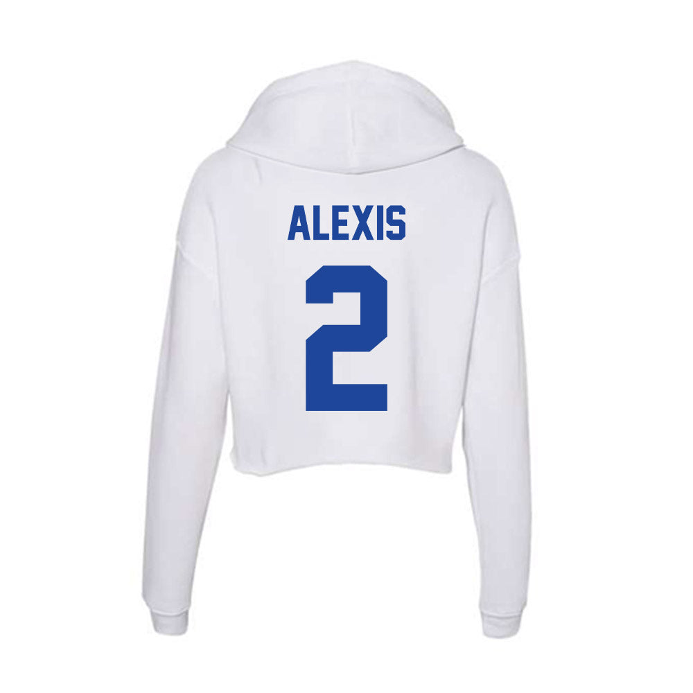 Georgia State - NCAA Women's Basketball : Makennah Alexis - Women's Crop Fleece Hooded Sweatshirt-1