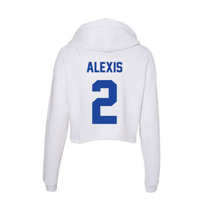 Georgia State - NCAA Women's Basketball : Makennah Alexis - Women's Crop Fleece Hooded Sweatshirt-1