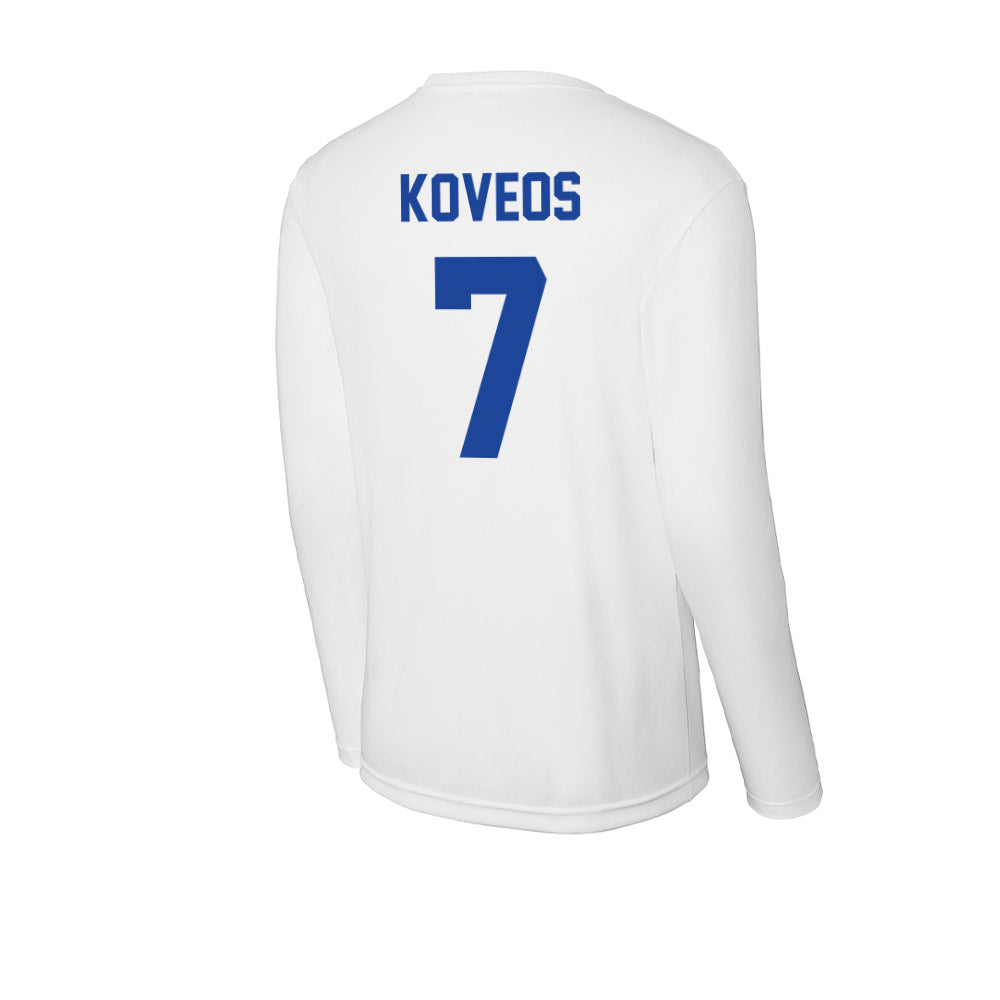 Georgia State - NCAA Men's Basketball : Emmanuel Koveos - Activewear Long Sleeve T-Shirt-1