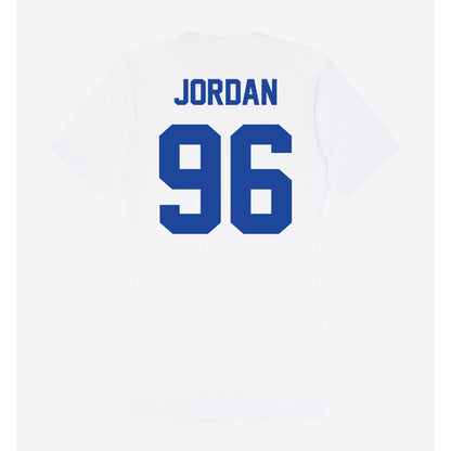 Georgia State - NCAA Football : Jalen Jordan - Women's V-Neck T-Shirt-1