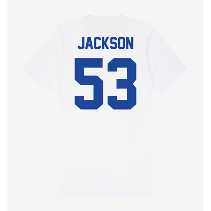 Georgia State - NCAA Football : Malik Jackson - Women's V-Neck T-Shirt-1