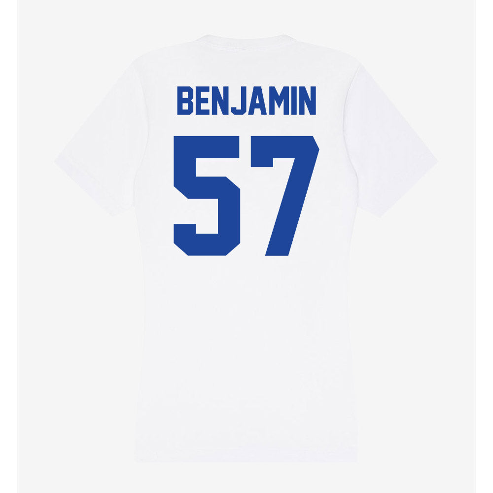 Georgia State - NCAA Football : KaDorian Benjamin - Women's V-Neck T-Shirt-1