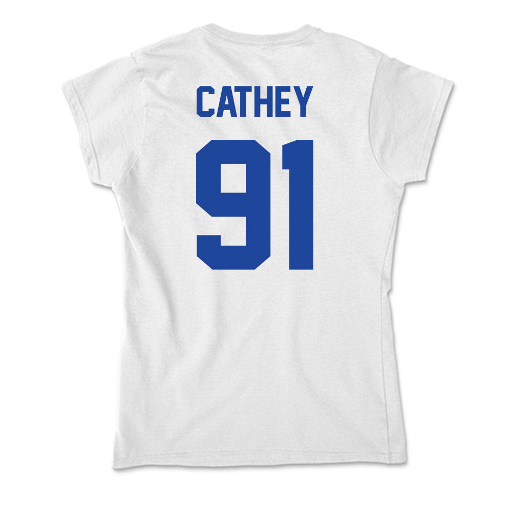 Georgia State - NCAA Football : Tyrese Cathey - Soft Style Women’s T-Shirt-1