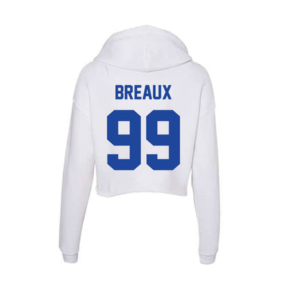 Georgia State - NCAA Softball : Samantha Breaux - Women's Crop Fleece Hoodie-1