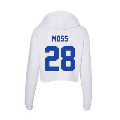 Georgia State - NCAA Football : Phoenix Moss - Women's Crop Fleece Hoodie-1