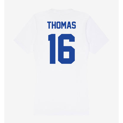 Georgia State - NCAA Football : Bishop Thomas - Women's V-Neck T-Shirt-1