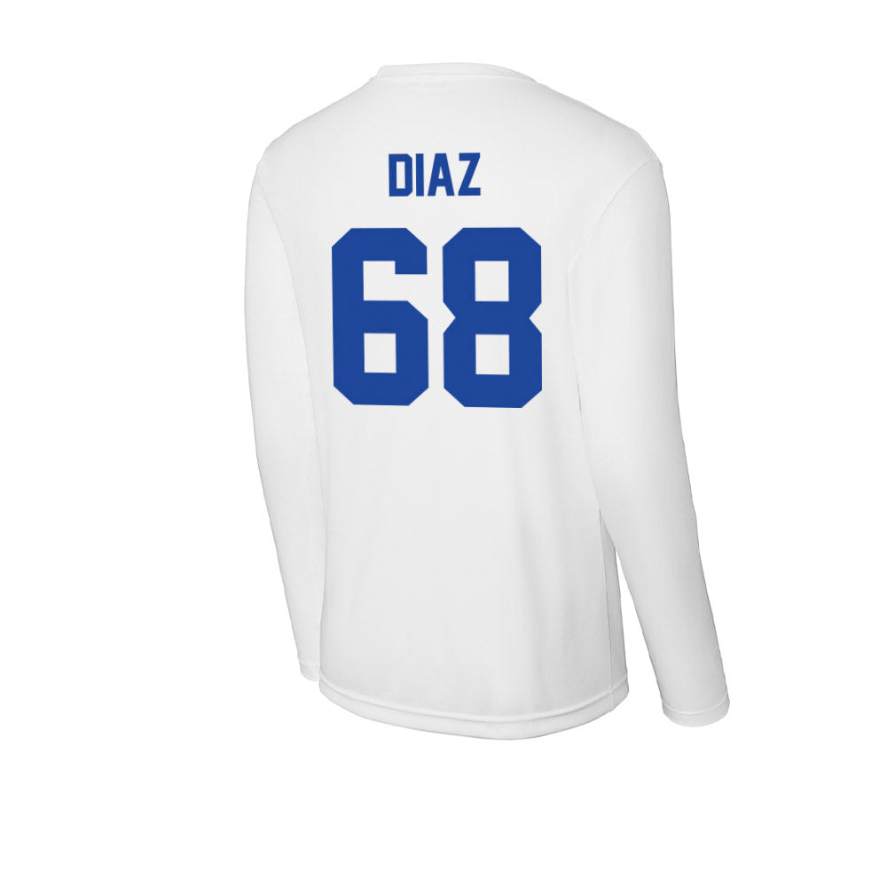 Georgia State - NCAA Football : Peter Diaz - Activewear Long Sleeve T-Shirt-1